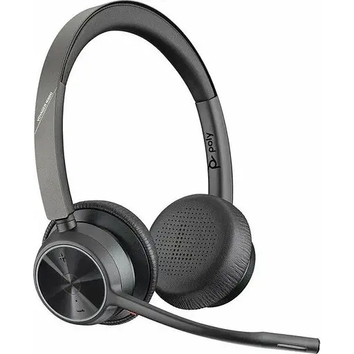 Навушники Plantronics гарнітура бездротова з док-станцією Poly Voyager 4320 UC Charge Stand (218476-01) - фото 1