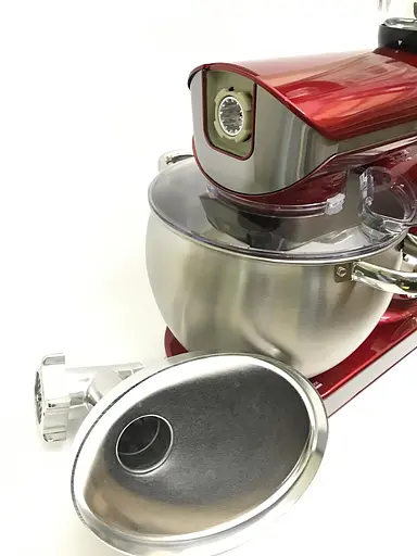 Кухонный комбайн тестомес блендер 3 в 1 Royalty Line RL-PKM-2200 Red - фото 3