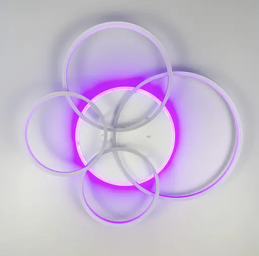 Сучасний LED світильник з RGB підсвіткою Line.F A 55021/4 RGB WH - фото 5