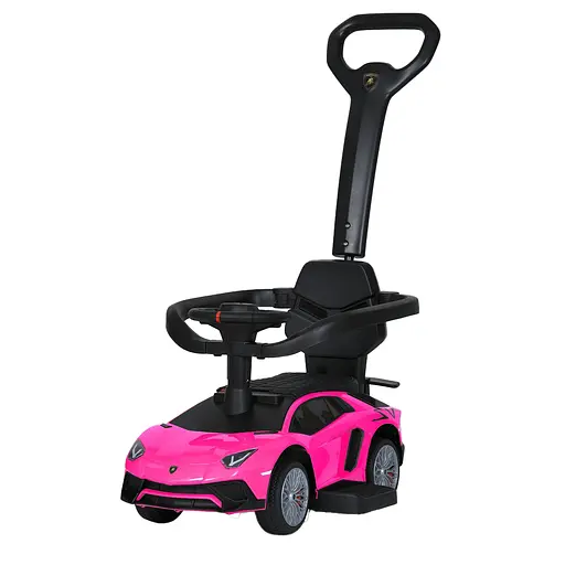 Каталка-толокарь Bambi Lamborghini с музыкой и светом розовый