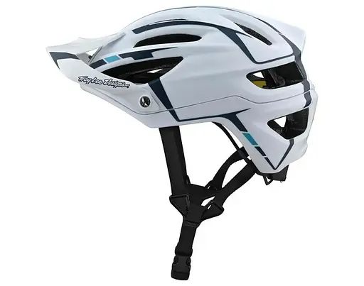 Велошолом Troy Lee Designs A2 Mips Helmet Sliver M/L White (1106-132257023) - фото 2