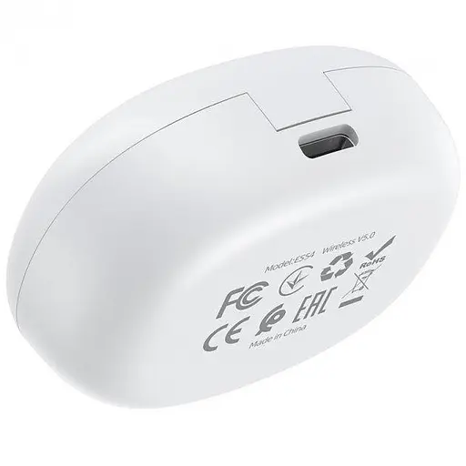 Навушники Bluetooth Hoco ES54 Gorgeous TWS wireless BT headset White - фото 2
