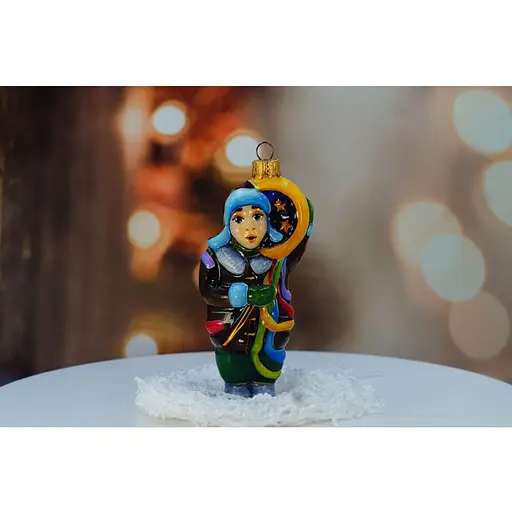 Ялинкова прикраса Різдвяні історії Колядник скло (4820001045192) - фото 5