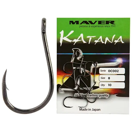 Крючок Maver Katana 0C002 №10 (10шт/уп) - фото 1