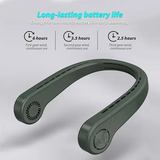 Портативный шейный вентилятор - фото 2