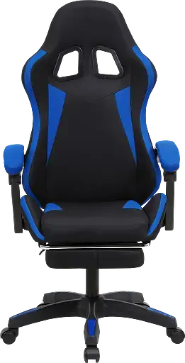 Геймерское кресло GT Racer черное с синим (X-2324 Fabric Black/Blue) - фото 2