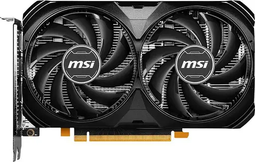 Видеокарта MSI RTX 4060 8GB Ventus 2X Black OC (RTX 4060 VENTUS 2X BLACK 8G OC) (GDDR6, 128 bit, PCI-E v4.0) Б/у - фото 1