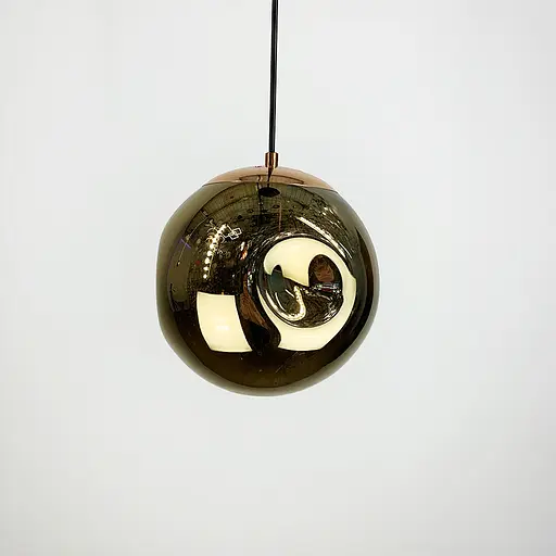 Підвіс із золотим "мятим" плафоном Line.F 0685 GD  - фото 3