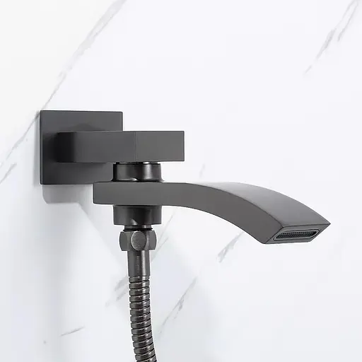 Душова система прихованного монтажу Gappo Gungrey G7107-79, Графітовий хром - фото 3