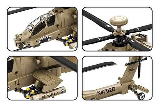 Конструктор Військовий Гелікоптер 255 елементів Ramiz - фото 3