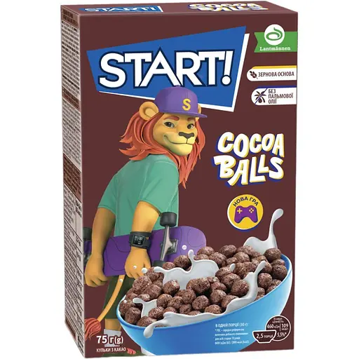 Кульки Start з какао 75 г (17896)