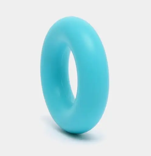 Еспандер кістьовий PowerPlay силіконовий PP-4324 Hand Grip Ring Light 15 кг Блакитний (PP_4324_15kg) - фото 3