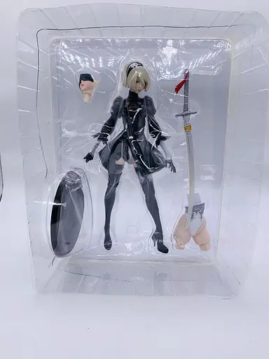 Фигурка боевой робот Мисс Автомата NieR: Automata 2В Authentic Bring Arts 30 см NRA 22.94 - фото 7