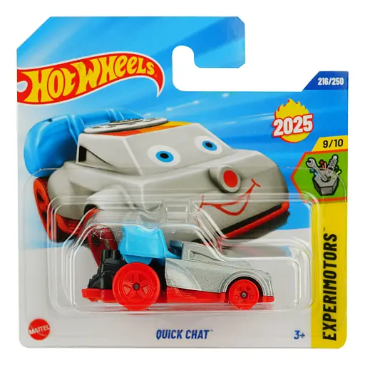 Базова машинка Hot Wheels Experimotors Quick Chat сіра (5785) JBC13-N521        