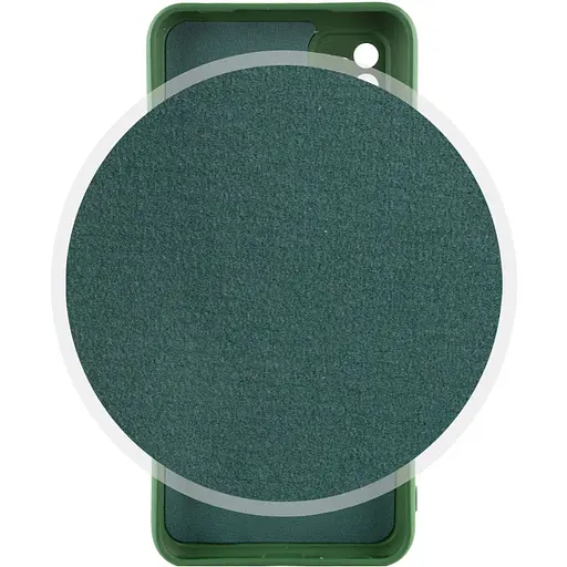 Чохол Silicone Cover Lakshmi Full Camera (AA) для Xiaomi Redmi A1 / A2 Зелений / Dark green - фото 3