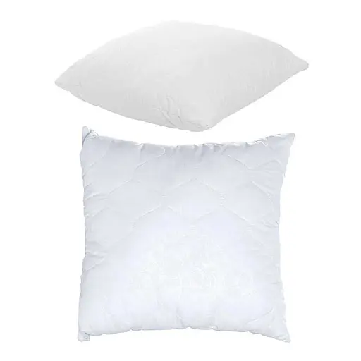 Подушка "Семейная" стеб микрофибра, силиконизированное волокно, 50х50 см., белая /1/