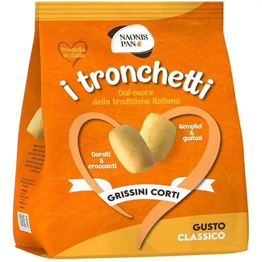 Хлібні палички Naonis Pan Грисіні корті 200 г - фото 1