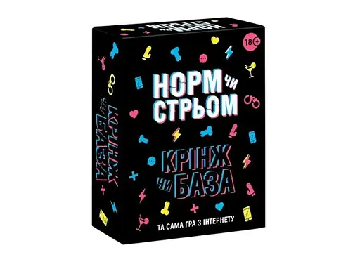 Настольная игра PlayRoom Норм или Стрем Кринж или База (укр.) (ВР_НЧС)