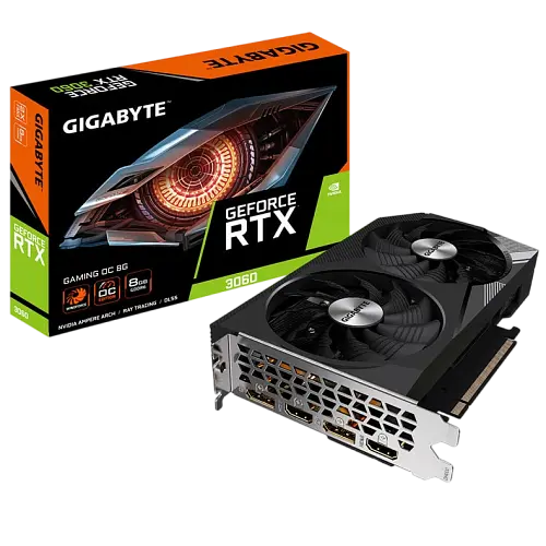 Відеокарта GeForce RTX 3060 8GB Gigabyte Gaming OC (GV-N3060GAMING OC-8GD)