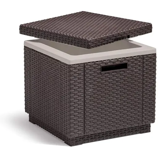 Стол-ящик с термоизоляцией Allibert Ice Cube коричневый - фото 2