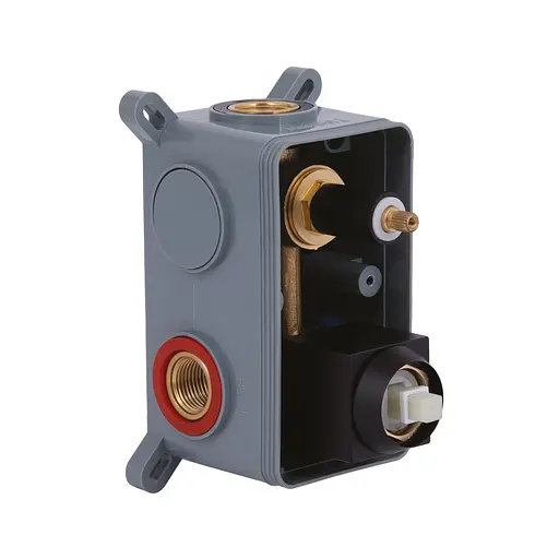 Душова система для душу Qtap Gemini прихованого монтажу на два споживача QTGEM113BLM45697 Black matt, Чорний матовий - фото 11