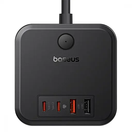 Сетевой фильтр PowerCombo Cube Power Strip 3xAC+2xUSB+2xType-C 30 Вт (1,5 м) черный (E00066400117-00) - фото 2