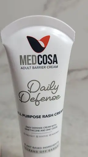 Оксидний крем органічний Бар'єрне нетримання сечі Medcosa Daily Defense Rash Adult ZInc - фото 2
