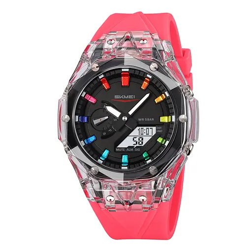 Часы наручные 2411PK Pink Skmei acs0029942