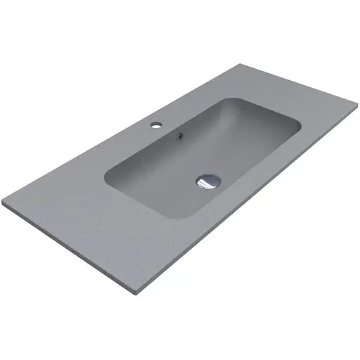 Умивальник Miraggio Della 1000 mirastone gray 0002480, Сірий - фото 1