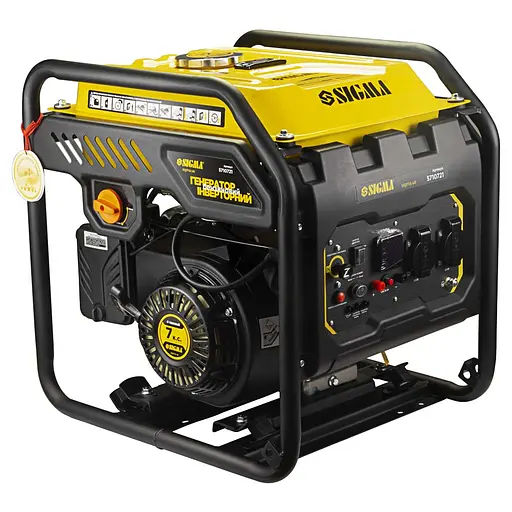 Генератор інверторний SIGMA 2.2/2.5 кВт, однофазний, ручний запуск (5710721) - фото 3