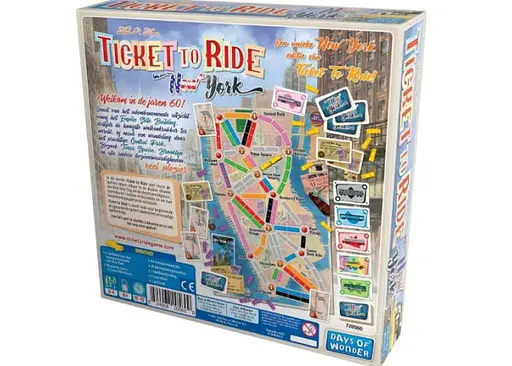 Настільна гра Days of Wonder Квиток на поїзд: Нью Йорк (Ticket to Ride: New York) (англ.) (DOW720060) - фото 2