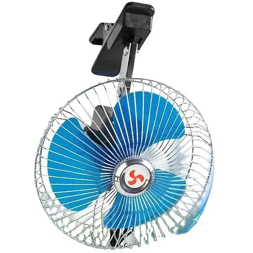 Автомобільний вентилятор із прищіпкою 12V для охолодження в автомобілі