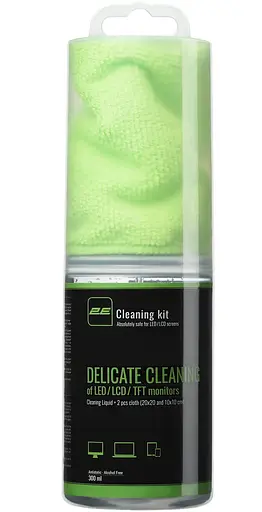 Набір для чищення 2E 300ml Liquid for LED/LCD + 2 салфетки 20X20 10X10 см (2E-SK300L) - фото 1