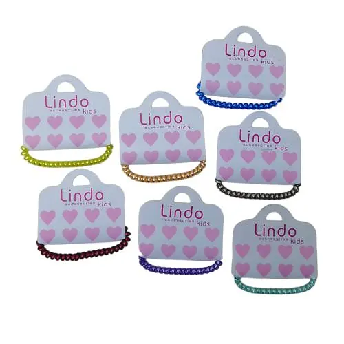 Резинка для волосся пружинка NJ-053 Angel accessories МІКС - фото 1