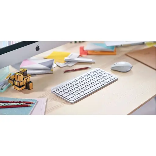 Клавіатура Logitech MX Keys Mini For Mac Wireless Illuminated Pale 920-010526 Grey (68419) - фото 7