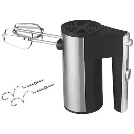 Ручний міксер з підставкою Bitek 5 швидкостей із насадками для тесту BT-6629A 800 Вт Сірий із чорним - фото 7