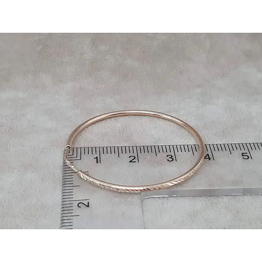 Золоті сережки-кільця Tango. 460042 - фото 5