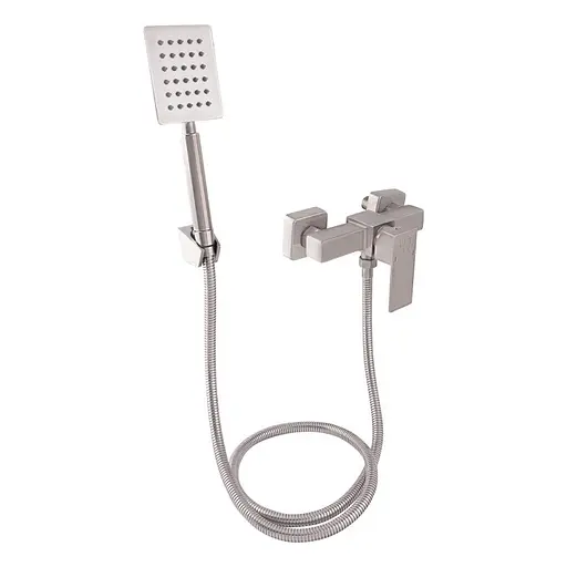 Змішувач для душу Lidz (NKS)-10 30 010 00 Никель - фото 1