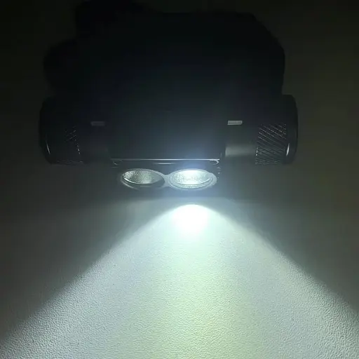 Налобний ліхтар Boruit H02B (біле та синє світло) Тype-C з акумулятором 3000мАч - фото 10