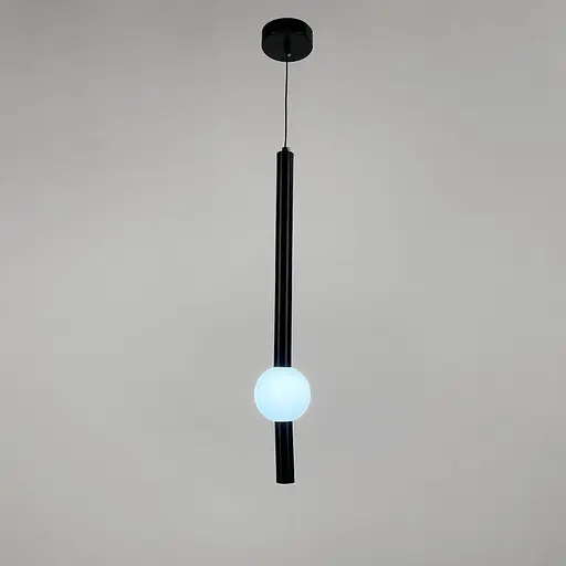 Led світильник чорний у вертикальній формі 60 см на 3 режими | Арт. YG 517B/600 VL BK | Line F - фото 2