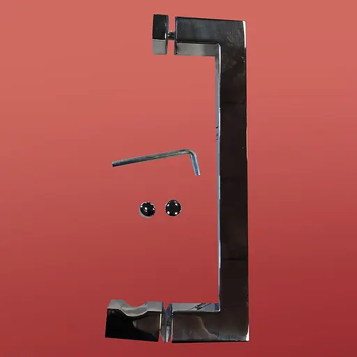 Двері в нішу Koer SR SD02-140x200-TR-01 прозоре скло Easy Clean 8 мм, хром KR5383, універсальні, прозорий, хром - фото 9