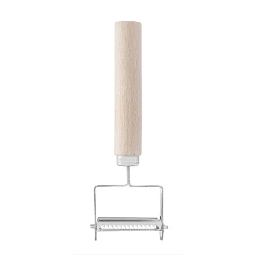 Овочечистка економка + шатківниця для овочів та корейської моркви сталева двостороння 17 см, Master Class Бежевий 84900 - фото 9