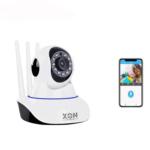 IP-камера поворотная XON SmartCam Wi-Fi 1080P (QTWEW21VW 4903) Белая - фото 4