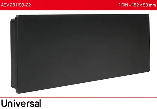 Декоративная заглушка для магнитолы 1 DIN ACV 281190-22 - фото 5