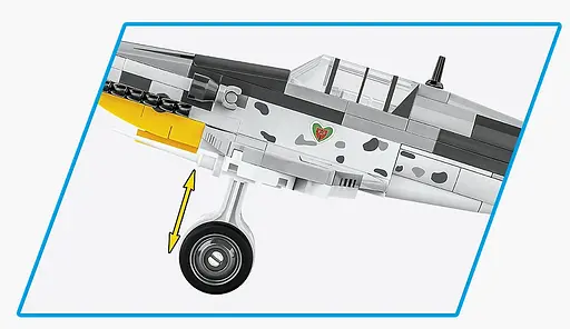 Конструктор дитячий літак Messerschmitt Bf 109 G COBI 5870 - фото 3