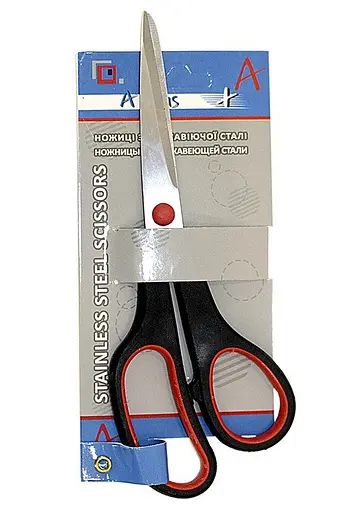 Ножиці офісні, 7.5", 20 см, лезо 7.5 см