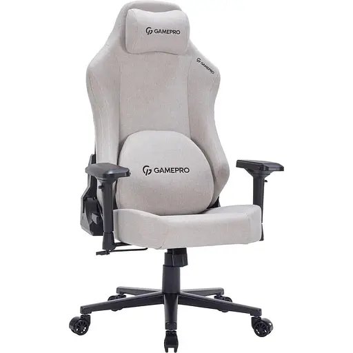 Ігрове крісло GamePro FGC750LG Fabric Light Gray (FGC750LG) - фото 1