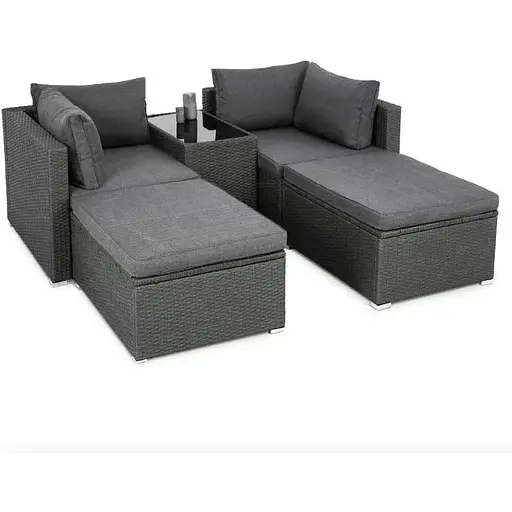 Комплект садових меблів Di Volio Alzano сірий