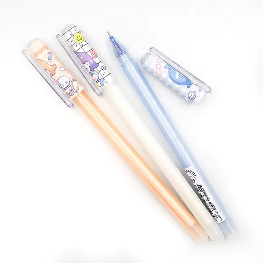 Ручка дитяча пиши-стирай Aodemei Girl, 0.38 мм, синя, 12 шт.