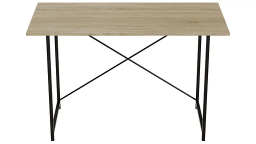 Стол письменный Line Лайт Ferrum-decor 750x1200x600 Черный металл ДСП Дуб Сонома 16 мм (FRD-104860) - фото 8